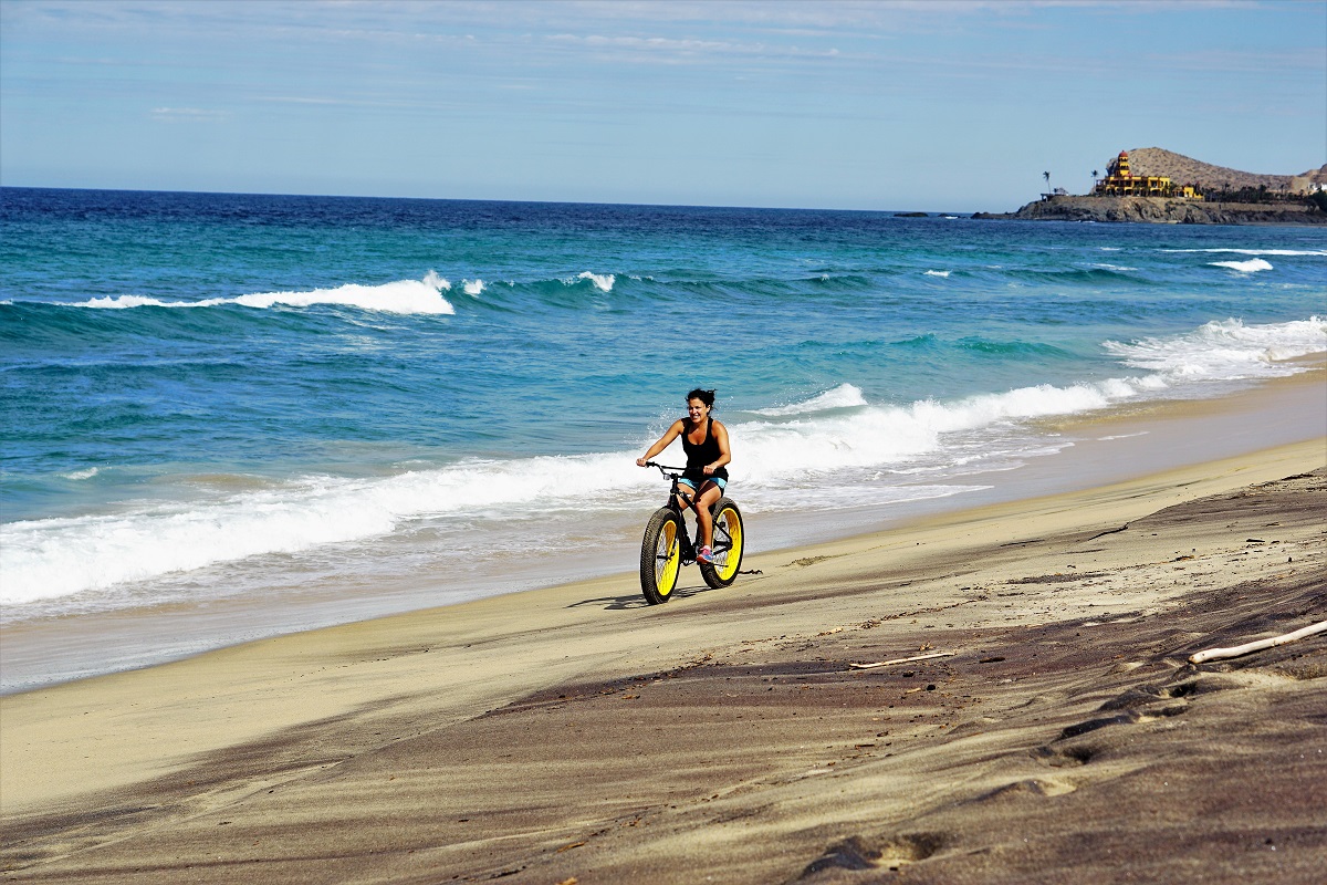 Fat Tire Bike Ride on Cerritos Beach